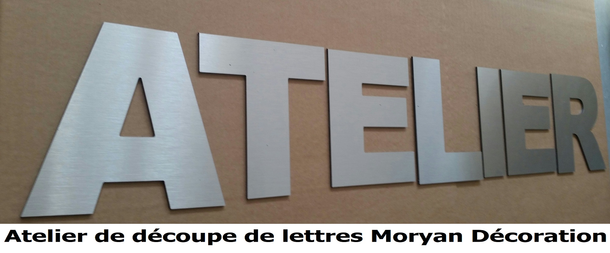 Lettre deco ATELIER