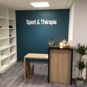 Lettre découpée sport therapy