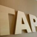 Lettre en bois tapas