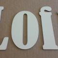 Lettre en metal loft