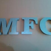 Lettre en relief mfc