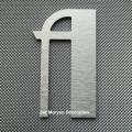 Lettre metal deco alu brossé   BETTY