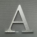 Lettre metal deco alu brossé   CENTURY