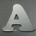 Lettre metal deco alu brossé   COOPER BLACK