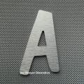 Lettre metal deco alu brossé   DOM CASUAL