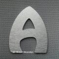 Lettre metal deco alu brossé  HARLEQUIN