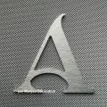 Lettre metal deco alu brossé   SHANGRI
