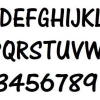 Alphabet ar cena majuscule