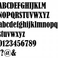 Alphabet bernard condensed 3