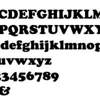 Alphabet cooper black 1