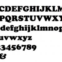 Alphabet cooper black 3