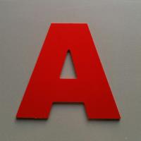 Enseigne pvc arial black 1