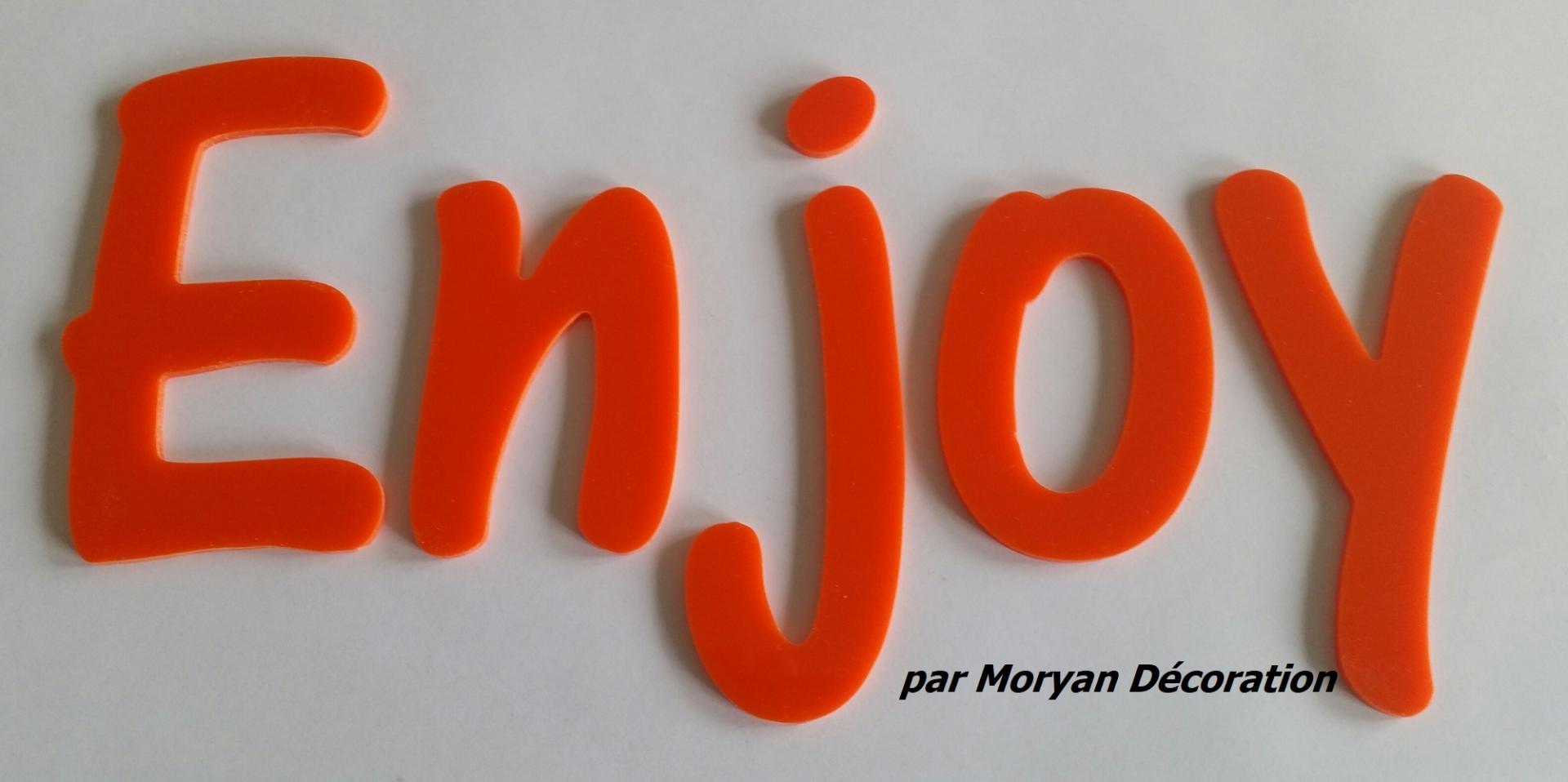 Lettre deco enjoy 1