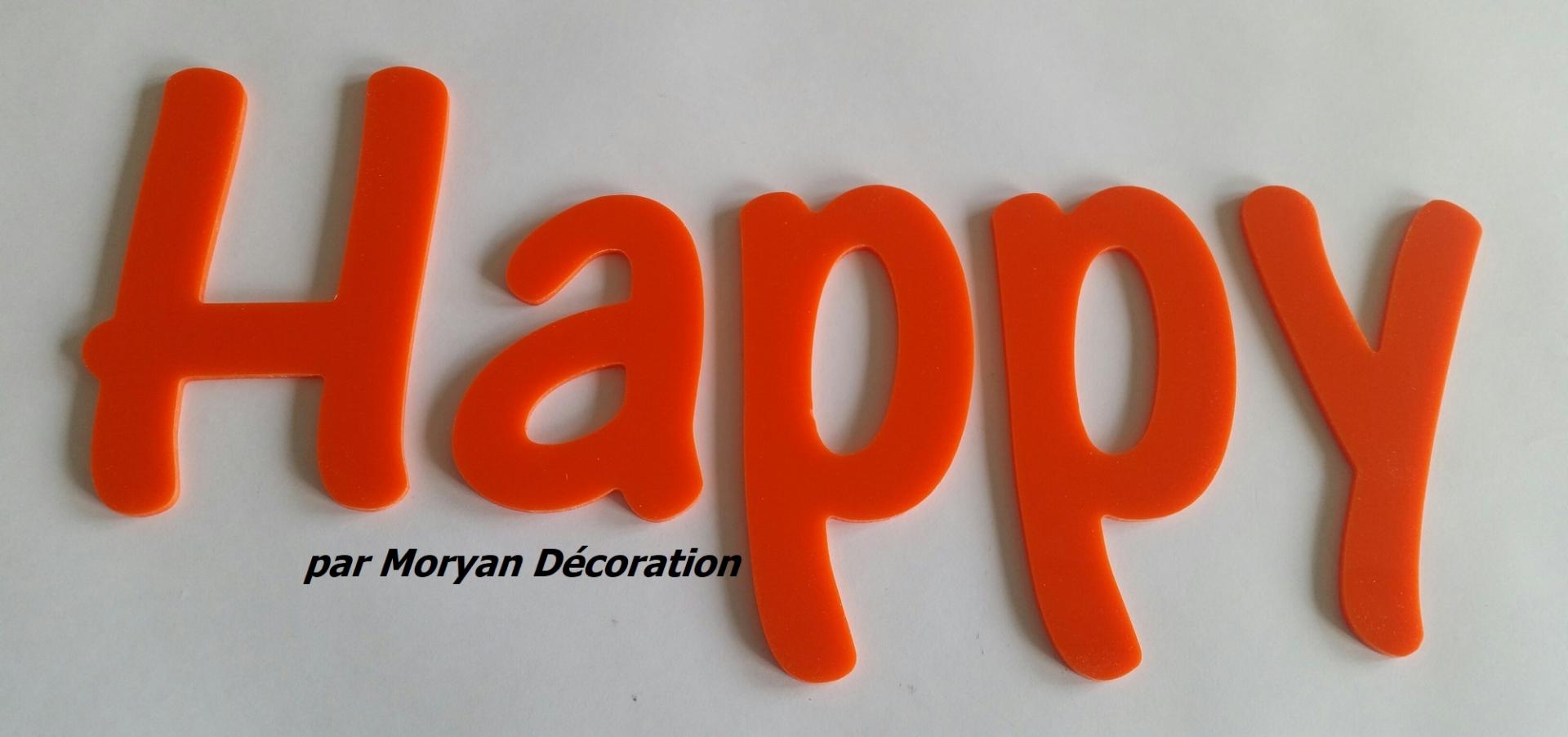 Lettre deco happy 1