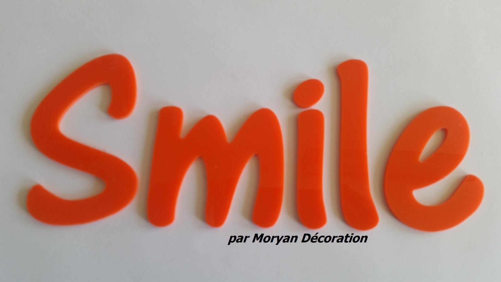 Lettre deco smile 1