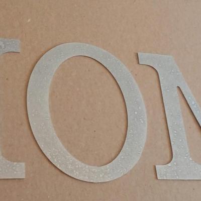Lettre decorative zinc home