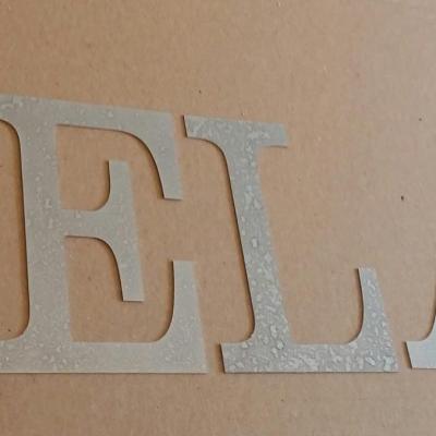 Lettre decorative zinc relax