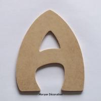 Lettre en bois mdf a peindre harlequin