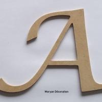 Lettre en bois mdf a peindre lucida calligraphy 1
