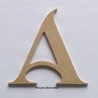 Lettre en bois mdf a peindre shangri