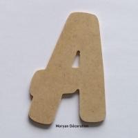 Lettre en bois mdf brut a peindre balloon