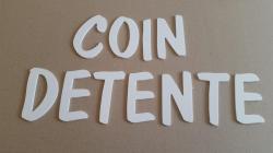 Lettre en plastique pvc coin detente