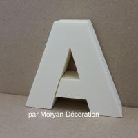 Lettre en polystyrene arial black 2