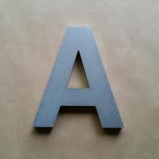 Lettre en relief 3d arial