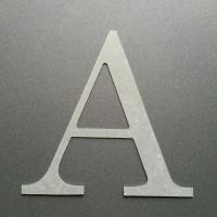 Lettre en zinc century