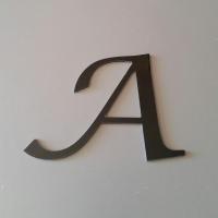 Lettre metal lucida calligraphy 1