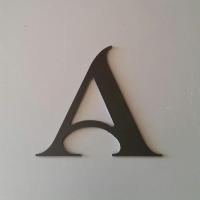 Lettre metal shangri la 1