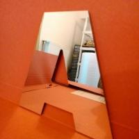 Lettre miroir arial black 3