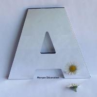 Lettre miroir decorative murale arial black