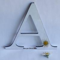 Lettre miroir decorative murale century
