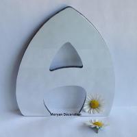 Lettre miroir decorative murale harlequin