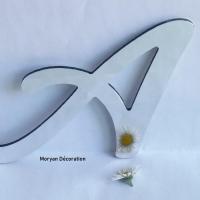 Lettre miroir decorative murale lombriz
