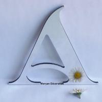 Lettre miroir decorative murale shangri la