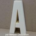 Lettre polystyrene decorative murale alternate gothic 1