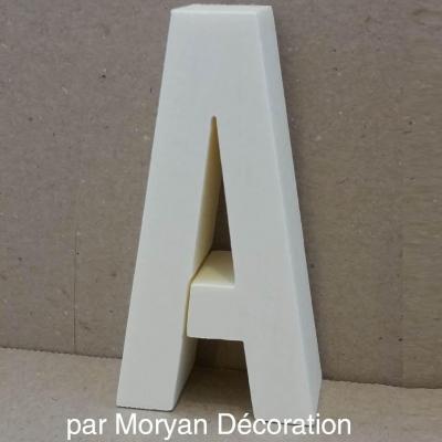 Lettre polystyrene decorative murale alternate gothic 1