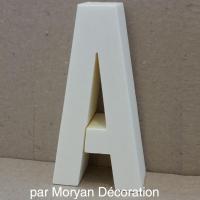 Lettre polystyrene decorative murale alternate gothic