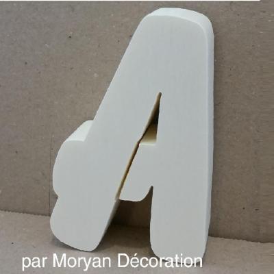 Lettre polystyrene decorative murale balloon