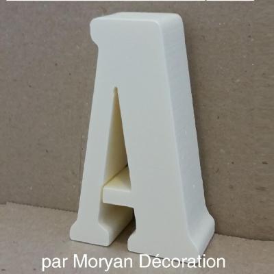 Lettre polystyrene decorative murale bernard condensed