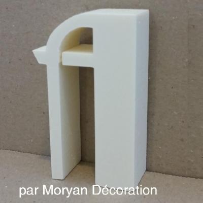 Lettre polystyrene decorative murale betty