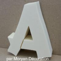 Lettre polystyrene decorative murale cancun