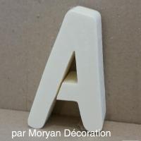 Lettre polystyrene decorative murale dom casual