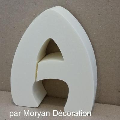 Lettre polystyrene decorative murale harlequin