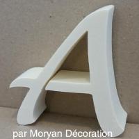 Lettre polystyrene decorative murale lucida handwriting
