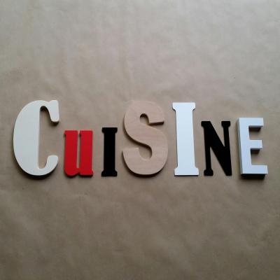 Lettres décoratives Cuisine