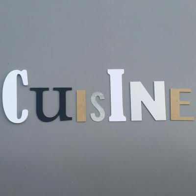 Lettres décoratives Cuisine