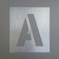 Pochoir metal flamante stencil 1